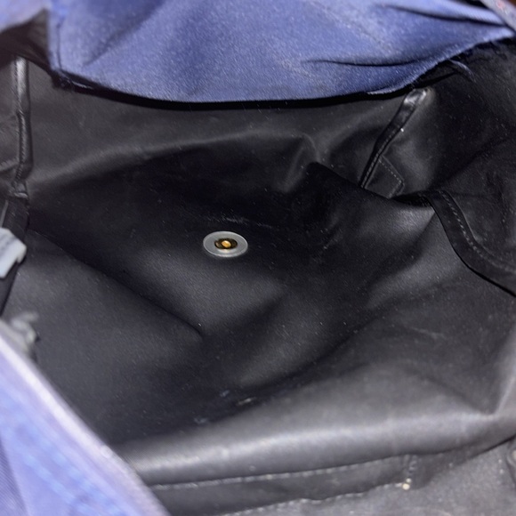 Navy Long Champ nylon back pack - Picture 7 of 7